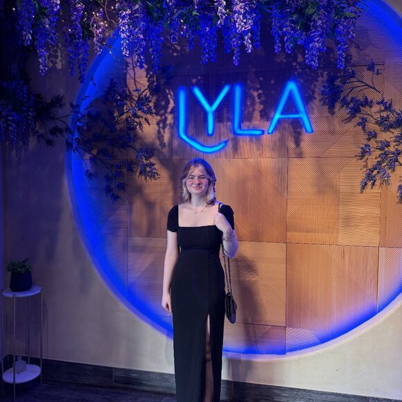 Lulus Magnificent Impression Black Square Neck Short Sleeve Maxi Dress - Size S - Picture 2 of 2